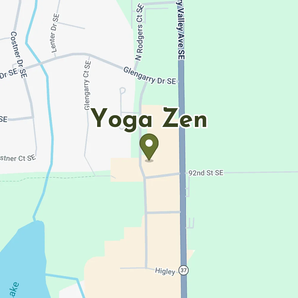 Map to Yoga Zen in Caledonia, MI